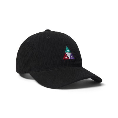 HUF PRISM TT CORD 6 PANEL CV HAT (HT00982 BLACK)