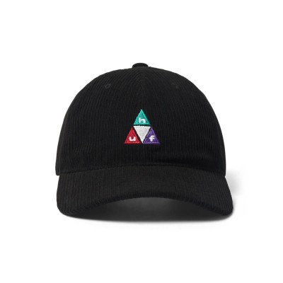 HUF PRISM TT CORD 6 PANEL CV HAT (HT00982 BLACK)