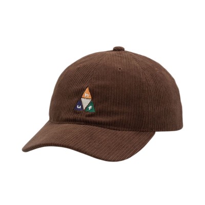 HUF PRISM TT CORD 6 PANEL CV HAT (HT00982 DKBRN)