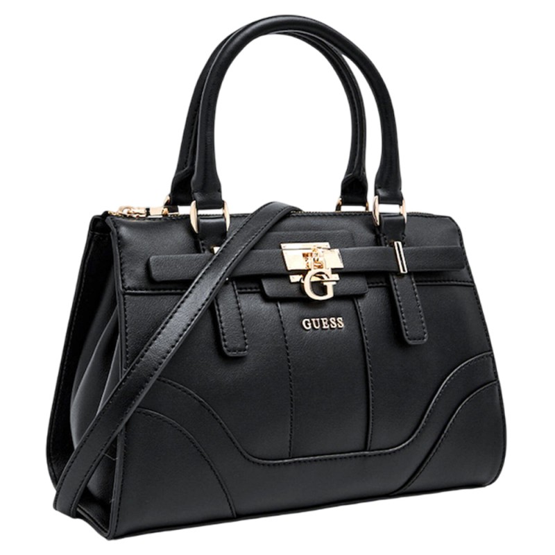 Guess GREYSON II SMALL SATCHEL ΤΣΑΝΤΑ ΓΥΝΑΙΚΕΙΑ (HWBG9206050 BLA)