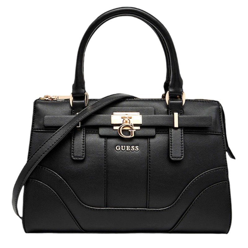 Guess GREYSON II SMALL SATCHEL ΤΣΑΝΤΑ ΓΥΝΑΙΚΕΙΑ (HWBG9206050 BLA)