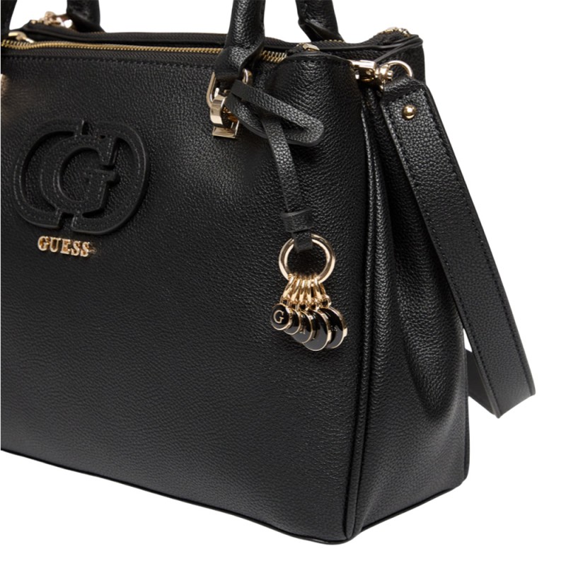 Guess CALEBRA HOBO STATUS SATCHEL ΤΣΑΝΤΑ ΓΥΝΑΙΚΕΙΑ (HWBG9536060 BLA)