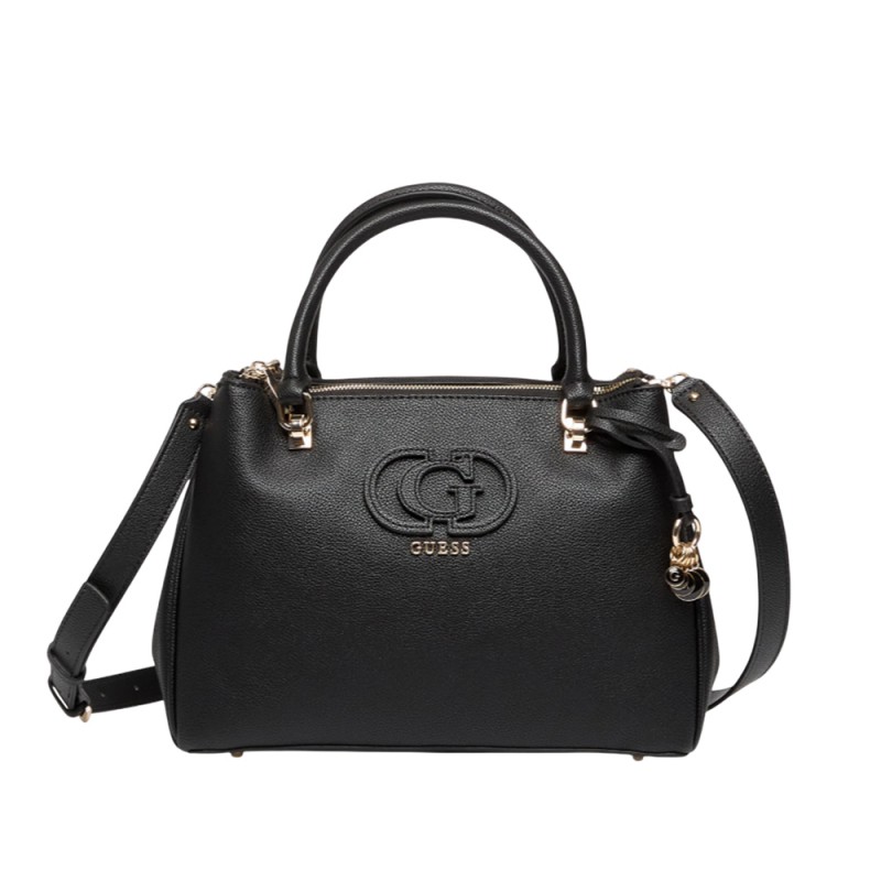 Guess CALEBRA HOBO STATUS SATCHEL ΤΣΑΝΤΑ ΓΥΝΑΙΚΕΙΑ (HWBG9536060 BLA)