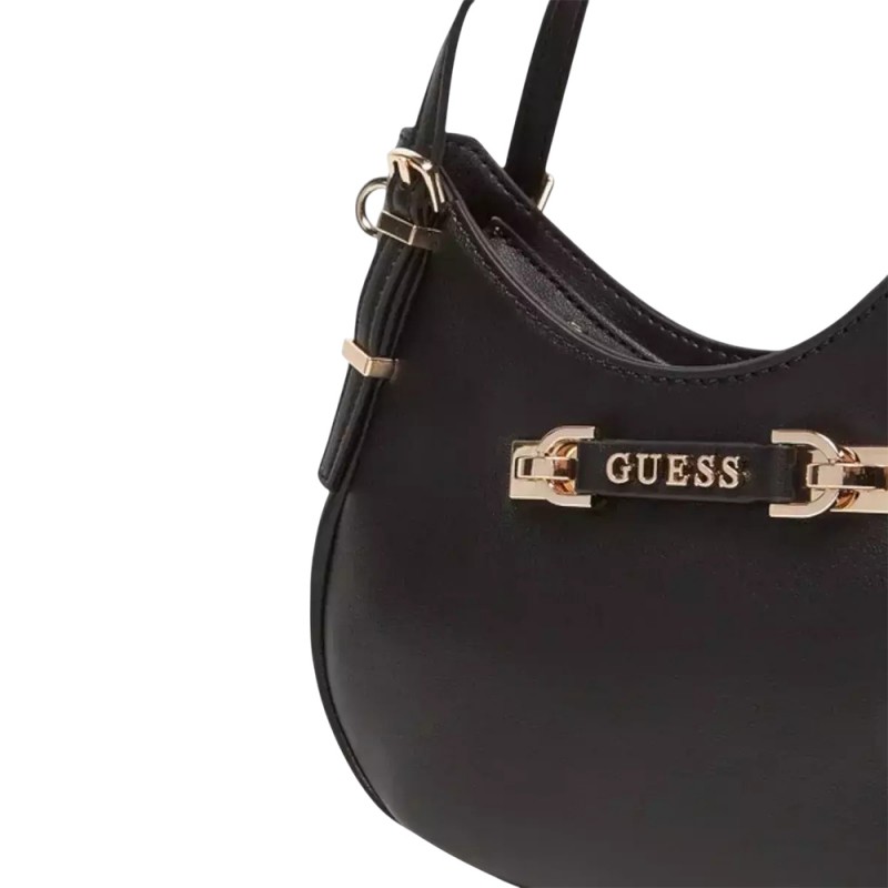 Guess LEFIA SMALL SATCHEL ΤΣΑΝΤΑ ΓΥΝΑΙΚΕΙΑ (HWBG9644050 BLA)