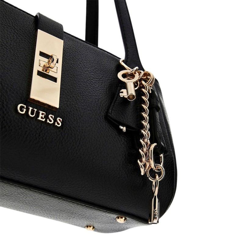 Guess BROOKE SHOULDER SATCHEL ΤΣΑΝΤΑ (HWBG9897080 BLA)