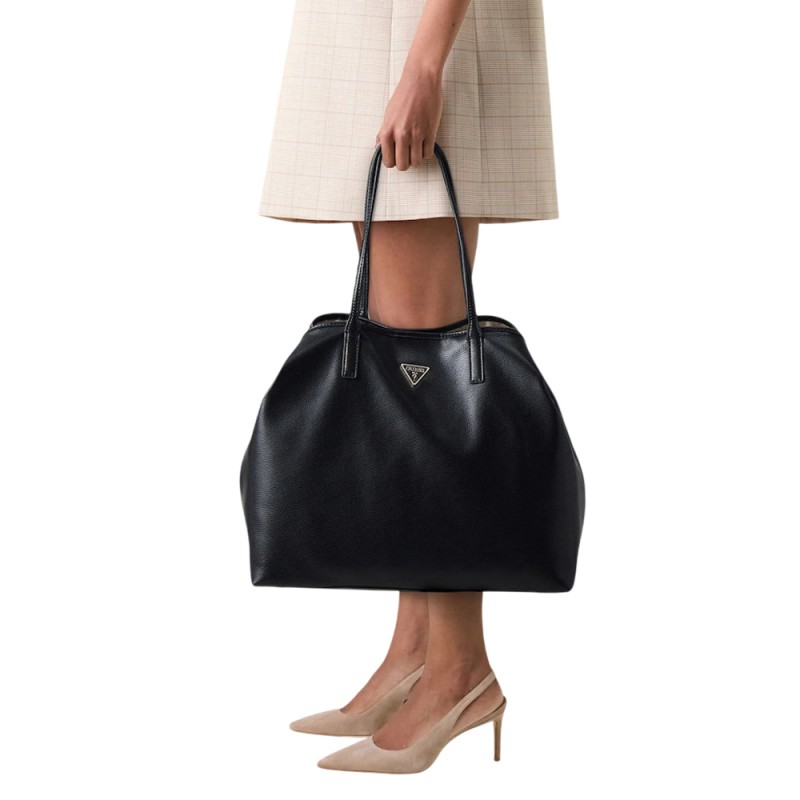 Guess ECO ERICA 2 COMP SAT - ECO VICTTORIA LRG 2 IN 1 TOTE ΤΣΑΝΤΑ W (HWESG951429 BLA)