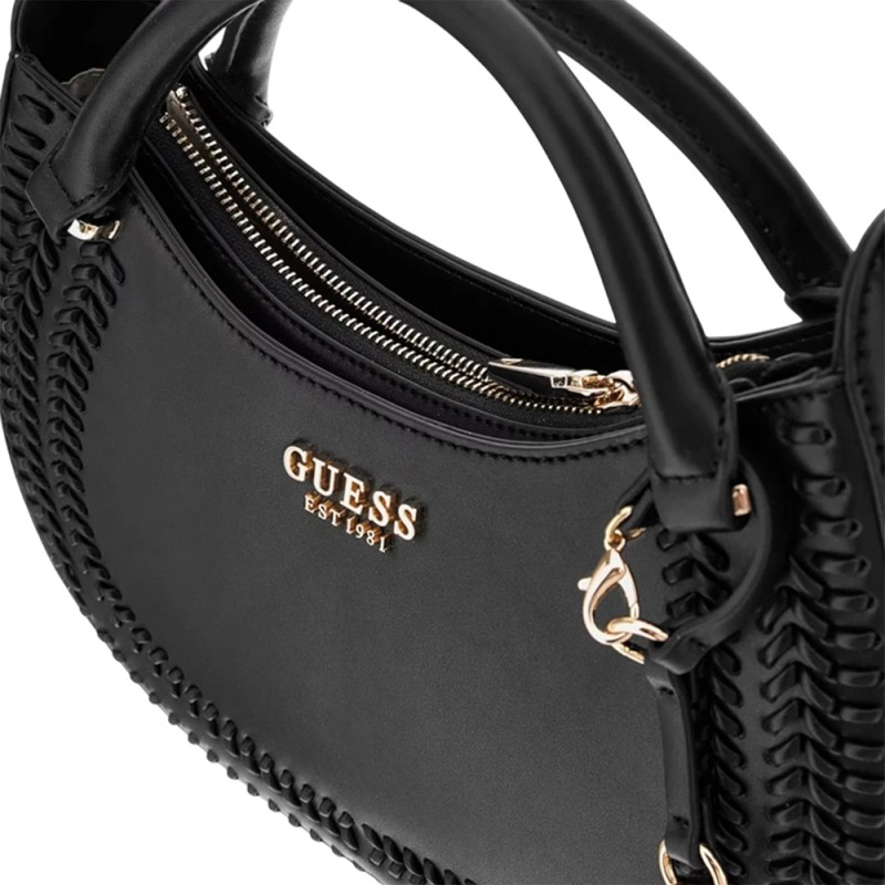 Guess TATUM SATCHEL ΤΣΑΝΤΑ ΓΥΝΑΙΚΕΙΑ (HWNG9667060 BLA)