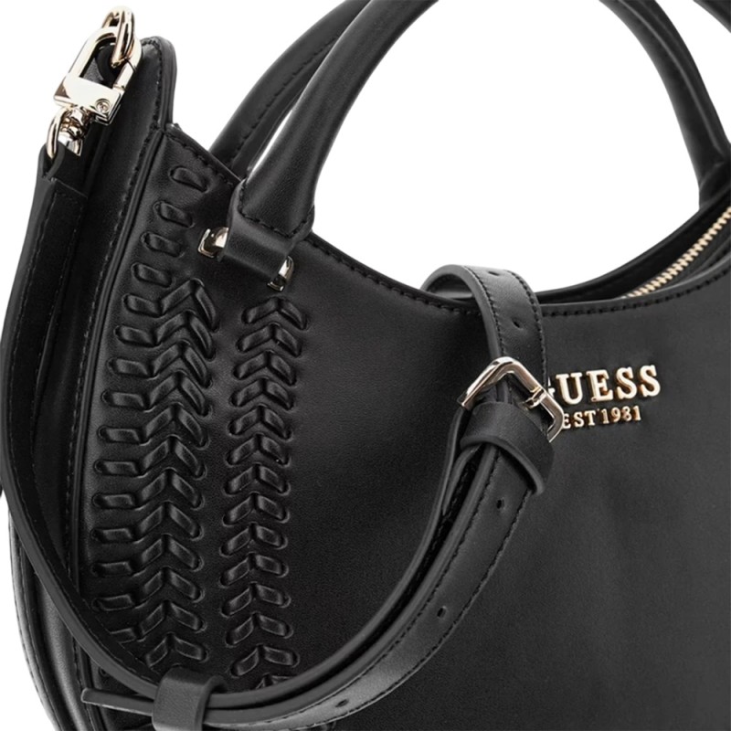 Guess TATUM SATCHEL ΤΣΑΝΤΑ ΓΥΝΑΙΚΕΙΑ (HWNG9667060 BLA)