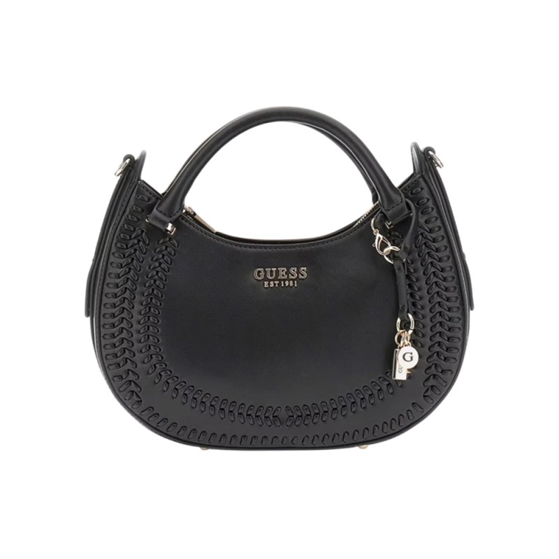 Guess TATUM SATCHEL ΤΣΑΝΤΑ ΓΥΝΑΙΚΕΙΑ (HWNG9667060 BLA)