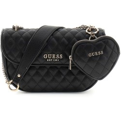 Guess ATABEY CONVERTIBLE XBODY FLAP ΤΣΑΝΤΑ (HWQG9894210 BLA)