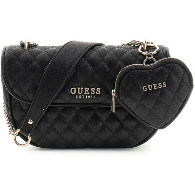 Guess ATABEY CONVERTIBLE XBODY FLAP ΤΣΑΝΤΑ (HWQG9894210 BLA)