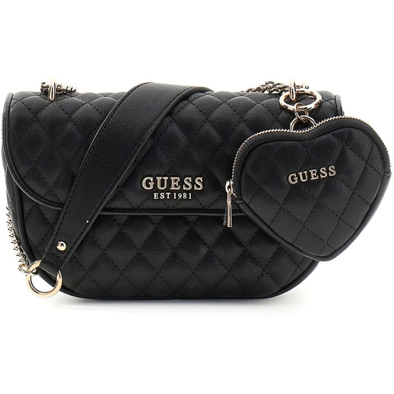 Guess ATABEY CONVERTIBLE XBODY FLAP ΤΣΑΝΤΑ (HWQG9894210 BLA)