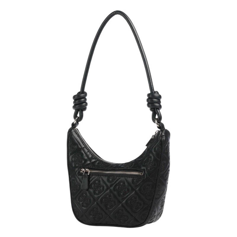 Guess ADELASIA TOP ZIP SHOULDER BAG ΤΣΑΝΤΑ ΓΥΝΑΙΚΕΙΑ (HWQL9658180 BLA)