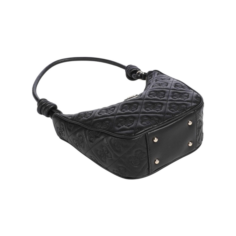 Guess ADELASIA TOP ZIP SHOULDER BAG ΤΣΑΝΤΑ ΓΥΝΑΙΚΕΙΑ (HWQL9658180 BLA)