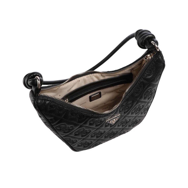 Guess ADELASIA TOP ZIP SHOULDER BAG ΤΣΑΝΤΑ ΓΥΝΑΙΚΕΙΑ (HWQL9658180 BLA)