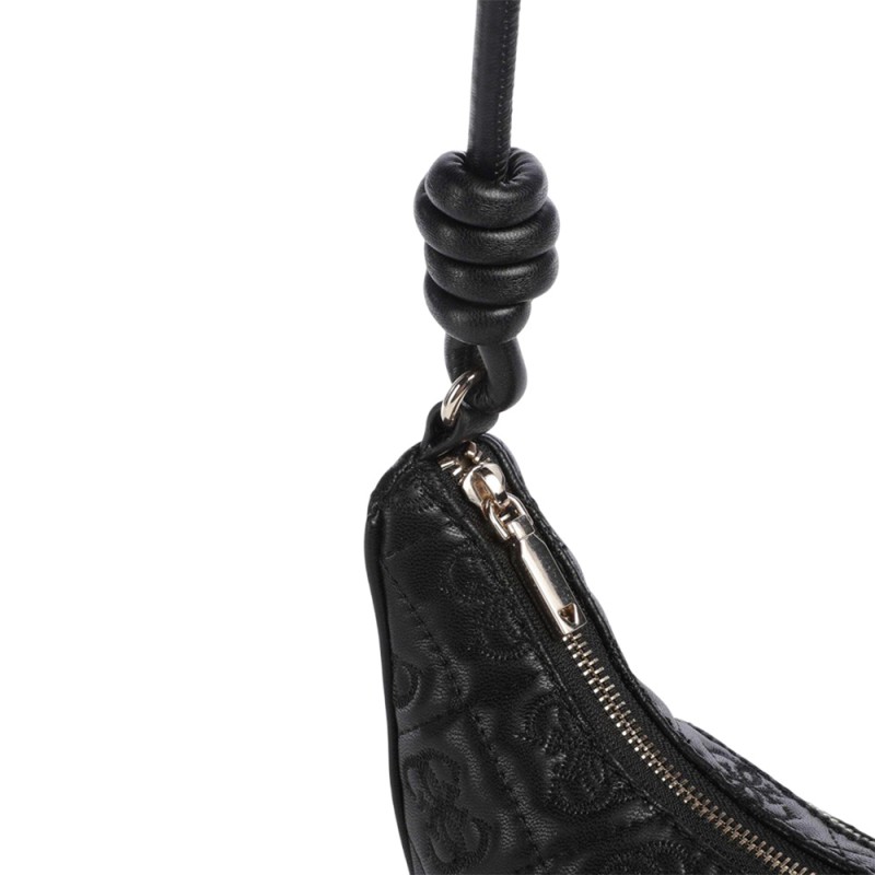 Guess ADELASIA TOP ZIP SHOULDER BAG ΤΣΑΝΤΑ ΓΥΝΑΙΚΕΙΑ (HWQL9658180 BLA)