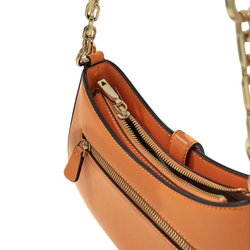 Guess CARRIE TOP ZIP SHOULDER BAG ΤΣΑΝΤΑ (HWVG9896180 APR)