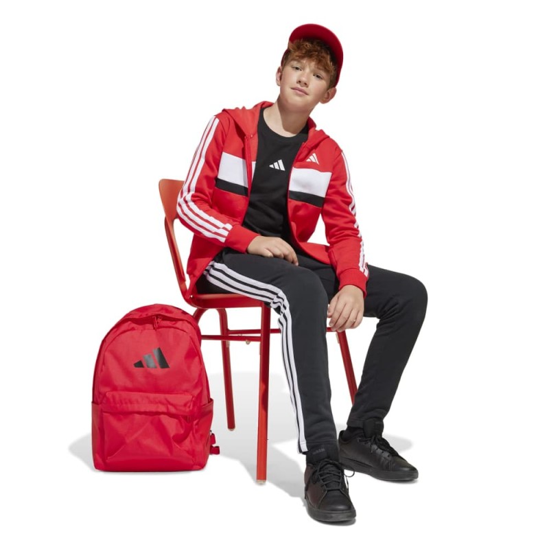 Adidas SEASONAL ESSENTIALS TIBERIO 3 STRIPES FLEECE TRACKSUIT (JC7522)