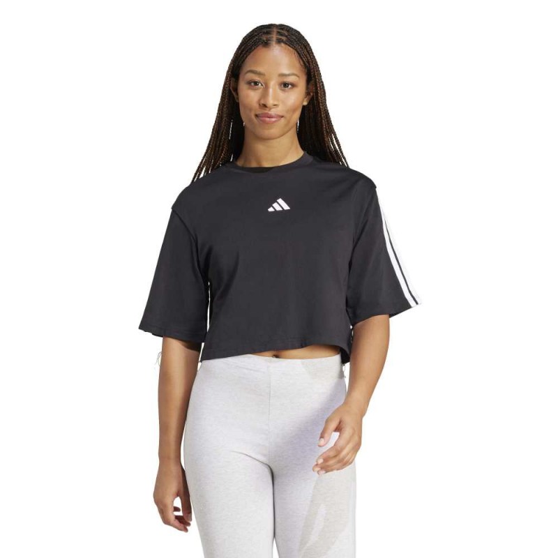 Adidas ESSENTIALS 3-STRIPES COTTON LOOSE T-SHIRT (JD4998)