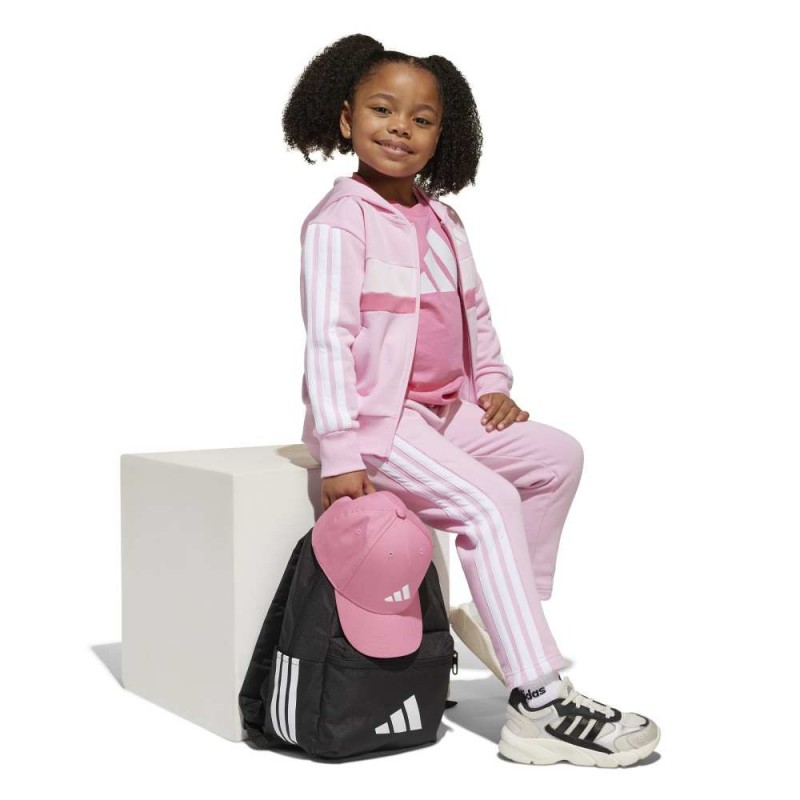 Adidas SEASONAL ESSENTIALS TIBERIO 3 STRIPES FLEECE TRACKSUIT (JI6206)