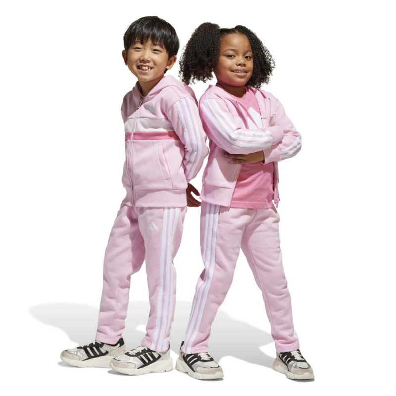 Adidas SEASONAL ESSENTIALS TIBERIO 3 STRIPES FLEECE TRACKSUIT (JI6206)