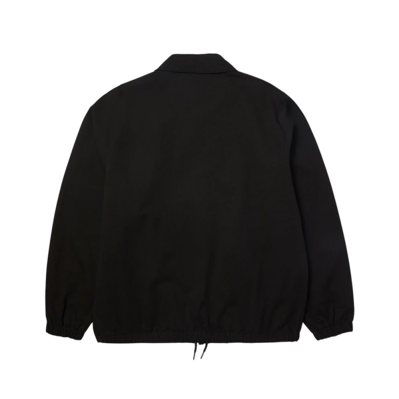 HUF 89 TWILL COACHES JACKET (JK00526 BKWHT)