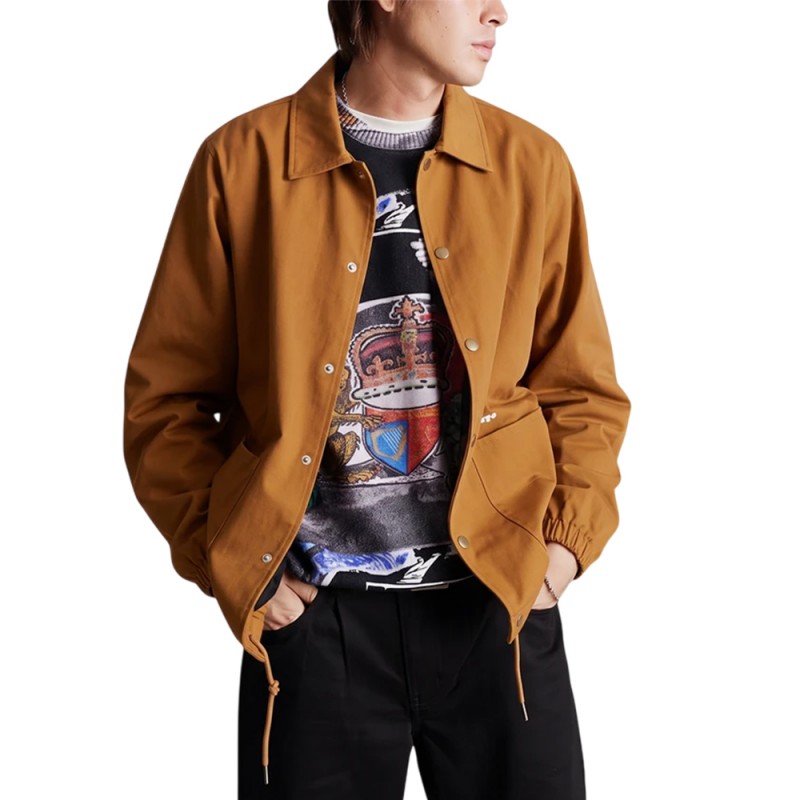 HUF 89 TWILL COACHES JACKET (JK00526 RUBWT)