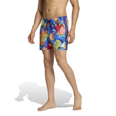 Adidas MEXICANA FLORALS 3 STRIPES SWIM SHORTS 5 INCH (JY9154)