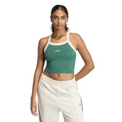 Adidas Seasonal Essentials Colorpop Tank with Embroidered Graphic (JZ0195)