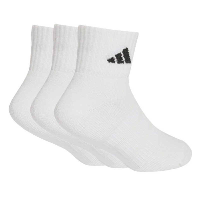Adidas CUSHIONED SPORTSWEAR ANKLE SOCKS 3 PAIR PACK (JZ0526)