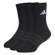 Adidas CUSHIONED SPORTSWEAR CREW SOCKS 3 PAIR PACK (JZ0527)