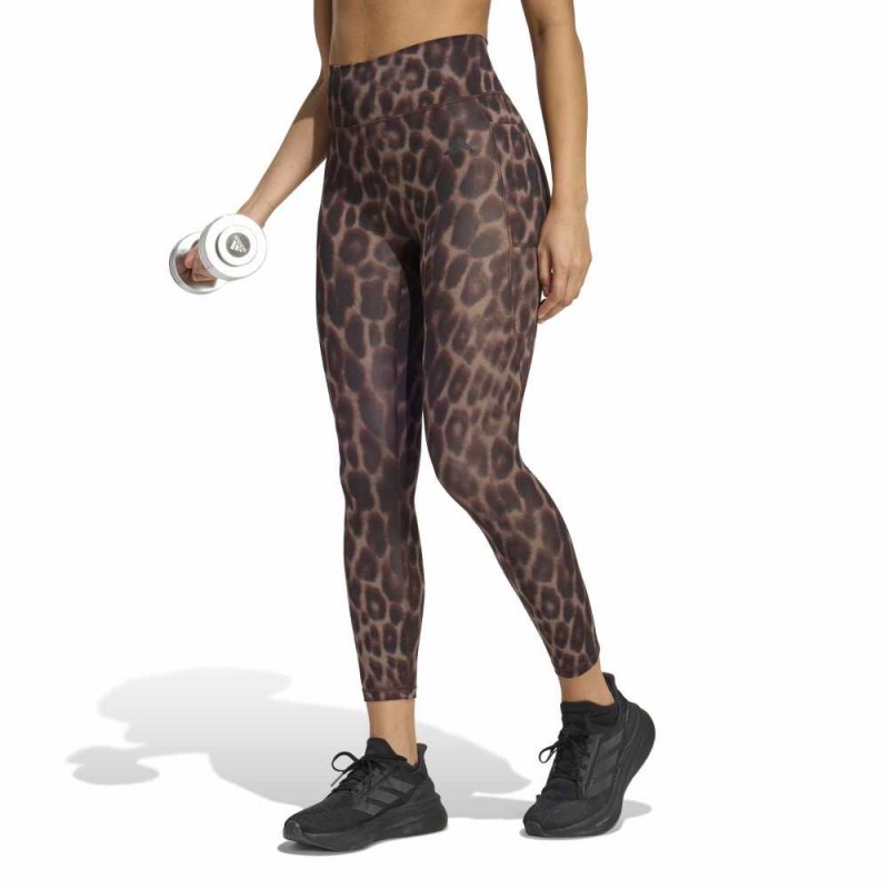 Adidas Optimé Essentials Workout Leopard 7/8 Leggings (KA6346)