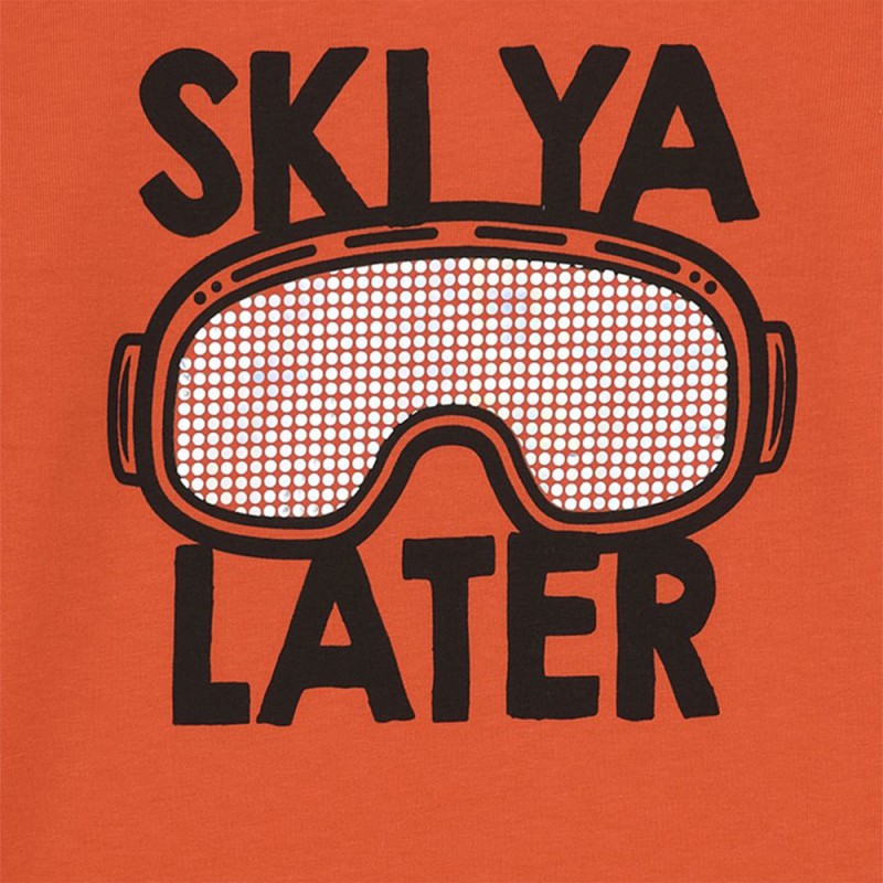NATH LONG SLEEVES T-SHIRT LATER DARK RIDER (KB07T204O1 ORANGE)