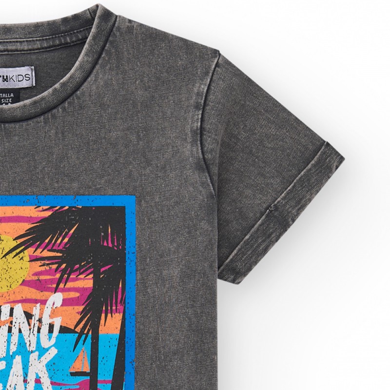NATH CAMISETA NAVEGAR SURF AND FUN (KB08T102G2 GREY)