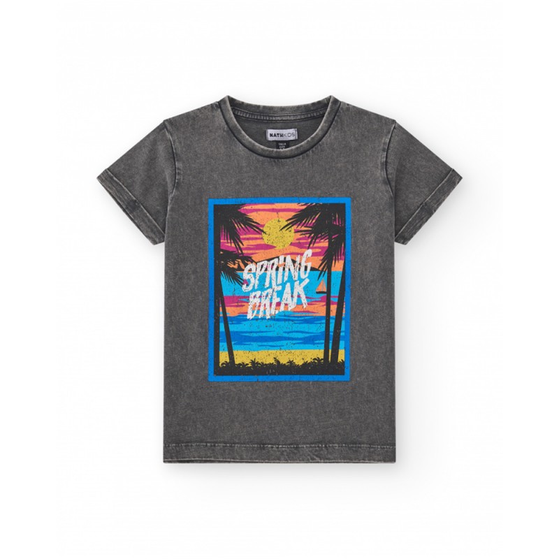 NATH CAMISETA NAVEGAR SURF AND FUN (KB08T102G2 GREY)