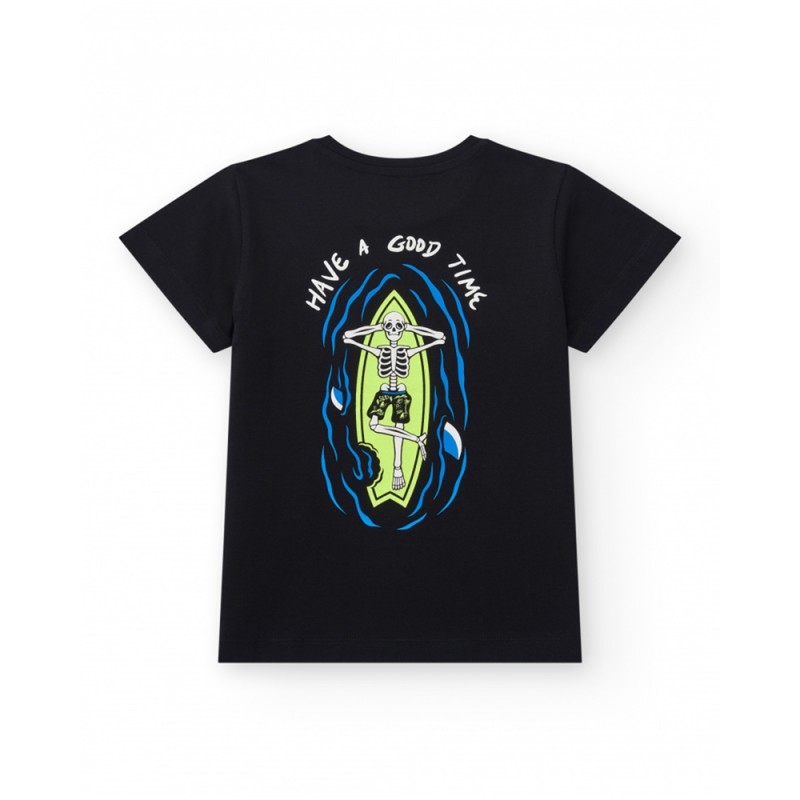 NATH T-SHIRT FOUR ENDLESS SUMMER (KB08T402X1 BLACK)