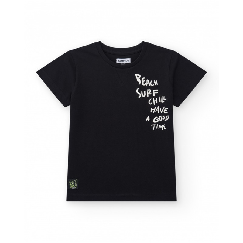 NATH T-SHIRT FOUR ENDLESS SUMMER (KB08T402X1 BLACK)
