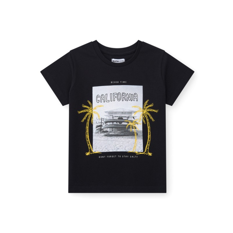 NATH CAMISETA SALTY ENDLESS SUMMER (KB08T403X1 BLACK)
