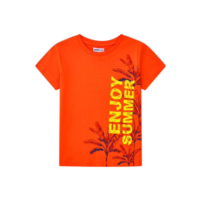 NATH T-SHIRT JUNGLE BAR DE PRAIA (KB08T505O1 RED)