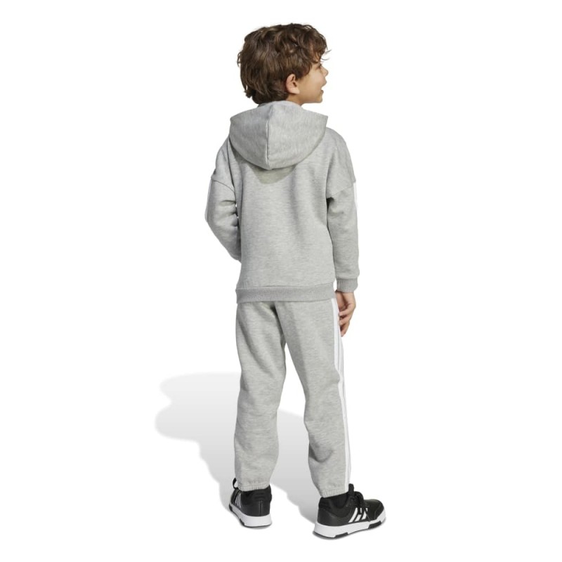 Adidas LITTLE KIDS 3 STRIPES ESSENTIALS FLEECE TRACKSUIT (KB7808)