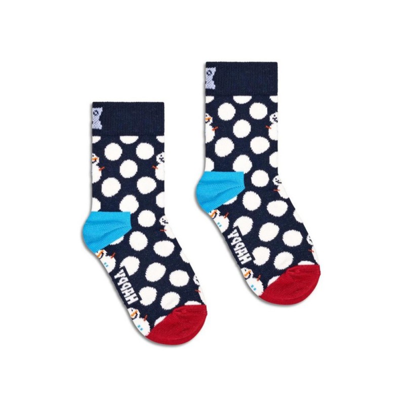 HAPPY SOCKS Kids Big Dot Snowman Sock (KBDS01-6500)