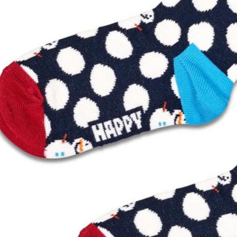 HAPPY SOCKS Kids Big Dot Snowman Sock (KBDS01-6500)