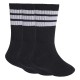 Adidas Kids 3-Stripes Cushioned Crew Socks 3 Pair Pack (KD1719)