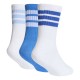 Adidas Kids 3-Stripes Cushioned Crew Socks 3 Pair Pack (KD1720)
