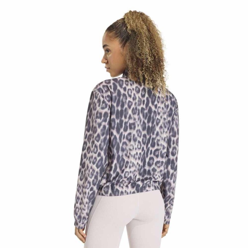 Adidas Workout Essentials Leopard Woven Jacket (KD7614)