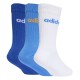 Adidas LINEAR KIDS CREW 3 PAIRS PER PACK SOCKS (KE7087)