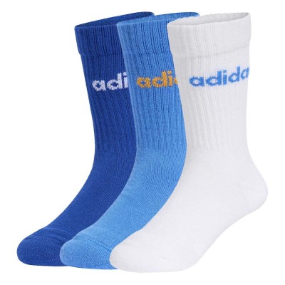 Adidas LINEAR KIDS CREW 3 PAIRS PER PACK SOCKS (KE7087)