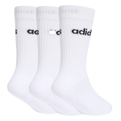 Adidas LINEAR KIDS CREW 3 PAIRS PER PACK SOCKS (KE7088)