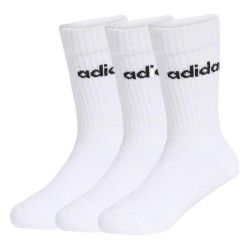 Adidas LINEAR KIDS CREW 3 PAIRS PER PACK SOCKS (KE7088)
