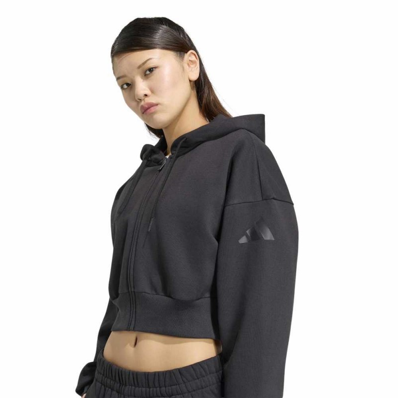 Adidas Essentials Contemporary Fleece Full Zip Hooded Jacket (KF6245)